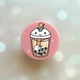 Держатель для смартфона / планшета попсокет Popsocket Розовый :: Коктейль Единорог (принт 96) - изображение 1