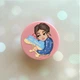 Держатель для смартфона / планшета попсокет Popsocket Розовый :: Моя Украина (принт 2) - изображение 1