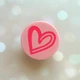 Держатель для смартфона / планшета попсокет Popsocket Розовый :: Сердце красное (принт 46) - изображение 1
