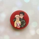 Держатель для смартфона / планшета попсокет Popsocket Красный :: Подарок Победа (принт 178) - изображение 1
