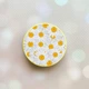 Держатель для смартфона / планшета попсокет Popsocket Желтый :: Букет ромашек (принт 40) - изображение 1