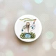 Держатель для смартфона / планшета попсокет Popsocket Белый :: Девушка с лентой (принт 17) - изображение 1