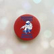 Держатель для смартфона / планшета попсокет Popsocket Красный :: Космонавт на скейте (принт 248) - изображение 1