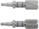 Насадка отверточная TORX T8 х 25мм. HEX 1/4", покрытая никелем, 2шт. YATO (YT-78010) - изображение 1