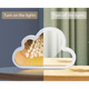 Настольная лампа ночник бесконечное зеркало тюльпаны в тучке led night lamp cloud белая (D-2019092076) - изображение 2