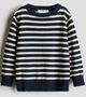Светр для хлопчика H&M, 134-140 см у смужку (3101202501) - зображення 1