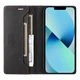 Чохол книжка на магніті G01 для iPhone 15 Plus чорний гаманець - зображення 2