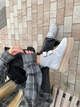 Жіночі зимові уггі ShoesBand Сірі натуральна замша на липучках 38 (24,5 см) (S39181-2з) - зображення 5