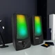 Комп'ютерна акустика колонки для ПК JEDEL S523 |2x3W, BT5.0, AUX| з RGB підсвічуванням Black - зображення 3