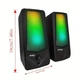Комп'ютерна акустика колонки для ПК JEDEL S523 |2x3W, BT5.0, AUX| з RGB підсвічуванням Black - зображення 5
