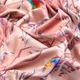 Ткань для одежды Атлас шелк с рисунком, 145 см, 90 гр/м2, нежная, легкая ткань какаду м.п. - изображение 3