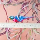 Ткань для одежды Атлас шелк с рисунком, 145 см, 90 гр/м2, нежная, легкая ткань какаду м.п. - изображение 6