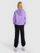 Spodnie dresowe dziecięce dla dziewczynki joggery 4F 4FJWMM00TTROF1189-20S 128 cm Czarne (5905700384656) - obraz 4