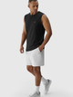 Koszulka bez rękawów męska 4F 4FWMM00TSLEM125-20S XL Czarna (5905700402084) - obraz 3