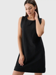 Плаття коротке літнє жіноче 4F 4FWSS25TDREF138-20S XS Чорне (5905700365822) - зображення 1