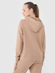 Bluza damska rozpinana streetwear z kapturem 4F 4FWSS25TSWSF1620-83S XL Beżowa (5905700408314) - obraz 2