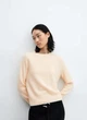 Джемпер женский MANGO 67000471 Кремовый S KL0331 - изображение 4