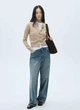 Джемпер женский с пуговицами MANGO 77096722 Бежевый S KL0317 - изображение 7