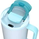 Kubek termiczny Kambukka Rio Frosty Coconut 950 ml Biały z niebieskim (11-08003) (5407005144329) - obraz 4