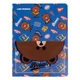 Папка на 20 файлов A4 YES Line Friends Brown 492109 - изображение 1
