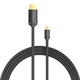 Кабель Vention HDMI M - Micro M, 3.0 м, V2.0 4K 60Гц 18Gbps HDR Dolby Black (AGIBI) - изображение 2