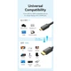 Кабель Vention HDMI M - Micro M, 3.0 м, V2.0 4K 60Гц 18Gbps HDR Dolby Black (AGIBI) - изображение 6