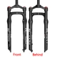 Вилка для фэтбайка Bolany 26х4.0" 120мм Disc 1-1/8" усиленная для fatbike Черная - изображение 6