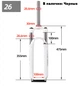 Велосипедная вилка Sr Suntour XCM MLO 26" Disc 1-1/8" 100мм Черная - изображение 9
