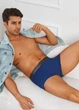 Чоловічі бавовняні труси боксери Extra Comfort (1672-54-01) Синій XXL FINETOO (54) - зображення 3