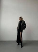 Куртка эко кожа на подкладке 48-52 oversized графит (715ІР) - изображение 4