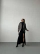 Куртка эко кожа на подкладке 48-52 oversized графит (715ІР) - изображение 6