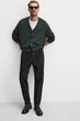 Джинси звужені Zara Slim Taper 31 чорний 4048/350/800 - изображение 4