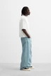 Джинси вільного крою Zara Baggy Fit 31 блакитний 6045/300/400 - изображение 4