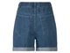 Шорты Boyfriend джинсовые с отворотами для женщины Esmara LIDL 371391 36(S) Синий - изображение 4