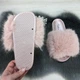Шлепанцы женские Fashion меховые розовые 37р (23,3 см) 2764_3 - изображение 5