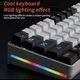 Механічна клавіатура з HOT SWAP MUCAI MK61 Keys RED SWITCH, RGB, UKR/ENG BLUE/WHITE (MKA610B) - изображение 3