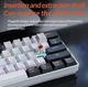 Механічна клавіатура з HOT SWAP MUCAI MK61 Keys RED SWITCH, RGB, UKR/ENG BLUE/WHITE (MKA610B) - изображение 4