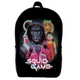 Рюкзак школьный Игра в кальмара (School Gear bag Squid Game 07) черный, 39 х 27 х 14 см - изображение 1