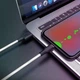 Міцний дата кабель Hoco X21 Silicone Lightning Cable (1m) black_white - зображення 4