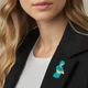 Значок (пин) BROCHE брошь бижутерия Медицина Доктор Хирург зелёный BRGV114636 - изображение 6
