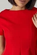 Женское миниплатье с короткими рукавами Lurex Красный M (4794) - изображение 4