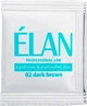 Гель фарба для брів саші 02 Dark Brown 5ml + окислювач 5ml Elan темно-коричневий - зображення 2