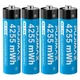 Аккумуляторы АА 1.5V аккумуляторные батарейки пальчиковые с перезарядкой Pujimax 4255 mWh Li-ion - изображение 2