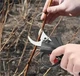 Акумуляторний секатор у кейсі садові ножиці 2 акумулятора чорний - зображення 3