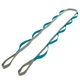 Лента стропа с 10 петлями для растяжки 230 х 3.7 см Stretch Strap Record FI-1723 бирюзовый - изображение 5