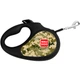 Поводок-рулетка для собак WAUDOG R-leash, рисунок "Милитари", светоотражающая лента, размер S, до 15 кг, 5 м (381-4026) - изображение 1