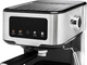 Кофеварка Gorenje ESCM15CD рожковая 1.5л, молотый, ручной капучинатор, нерж - изображение 3