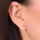 Золотые серьги-гвоздики (з40076) - изображение 2