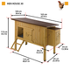 Будиночок для курей Ferplast Hen House 30 162х100х110 см (57096000) - зображення 2