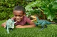 Динозавр Трицератопс Мир Юрского Периода Jurassic World Gigantic Trackers Triceratops Dinosaur Mattel (HTK79) - изображение 6